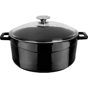 Yuvarlak Tencere -Çap(Ø)28 cm. Siyah