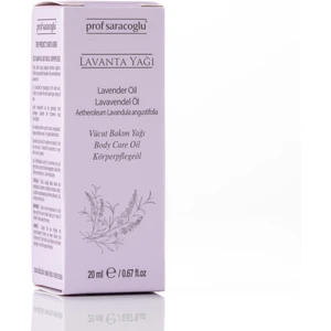 Prof Saraçoğlu Doğal Lavanta Yağı 20 ml Rahatlatıcı Aromaterapi İçin