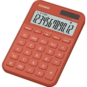 MS-20YC-RD-W-DP Hesap Makinesi Kırmızı