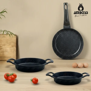 Mixta 3 Parça Döküm Tava Sahan Seti 