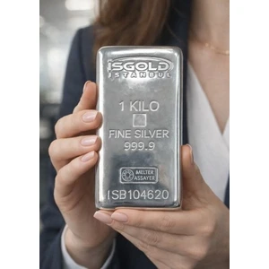 1.000 Gram Külçe Gümüş - 999,9 | Sertifikalı