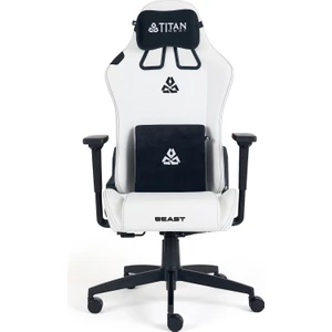 Beast Leather White Oyuncu Koltuğu