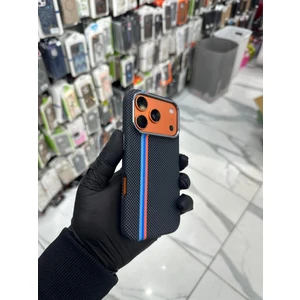 Bilişim Aksesuar iPhone 17 Pro Karbon Magsafe Kılıf - Kırmızı