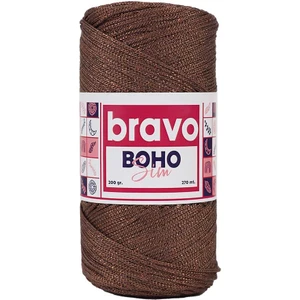 Boho Sim Polyester Makrome 205 Kahve Simli