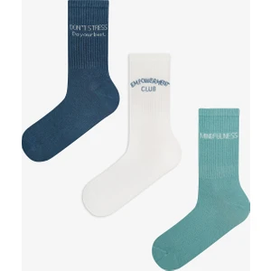 Erkek Renkli Chill Message 3'lü Soket