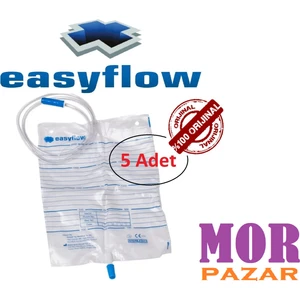 Musluklu Steril İdrar Torbası 2000 ml 5'li Paket