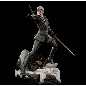 Ciri 3D Figür 25CM The Witcher 3D Ciri