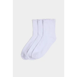 Kadın Dikişsiz 3'lü Bambu Soket Çorap G3585AXNS