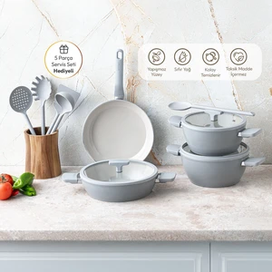 Swiss Crystal Rs 7 Parça Tencere Seti