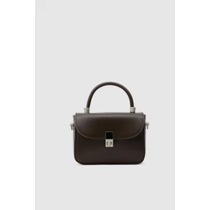 Shule Bags Cobble Small Çapraz Çanta Kahve