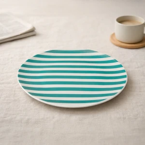 Kitchen Be Happy Servis Tabağı - Yeşil - 25 cm