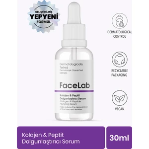 Canlandırıcı Kolajen Serum 30 ml – Anti-Age Sıkılaştırıcı & Elastikiyet Destekleyici Yüz Serumu