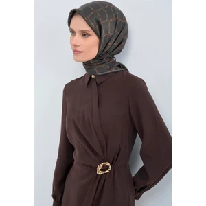 Saf Ipek Twill Eşarp 9538D 54