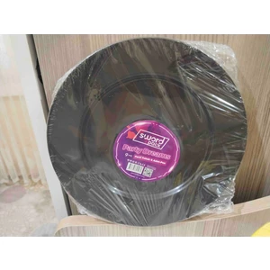 Sword Pack 6 Adet Sert Plastik Mika Tabak 6 Adet Siyah