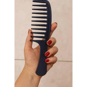 Siyah Geniş Dişli Saç Şekillendirici Tarak