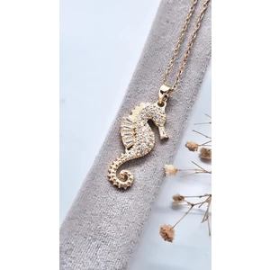 Deniz Atı Figürlü Çelik KOLYE02