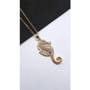 Deniz Atı Figürlü Çelik KOLYE02