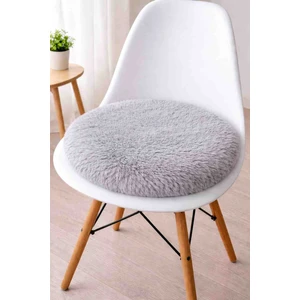 Beta Tasarım 2 Adet Yuvarlak Peluş Sandalye Minderi 40 cm