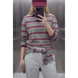 Loose Fit Çizgili Sweatshirt G9469AX26SP