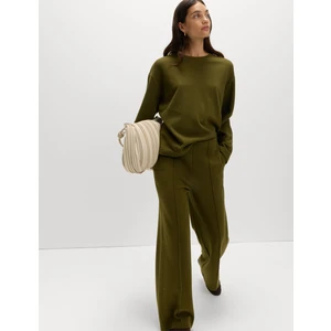 Marks & Spencer Pamuk Karışımlı Geniş Paça Pantolon