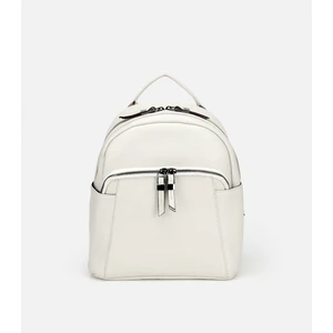 Kadın Deri Bej Sırt Çantası