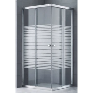 Duşakabin Kare Çizgili Cam