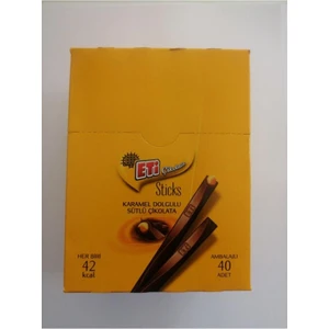 Sticks Karamel Dolgulu Sütlü Çikolata