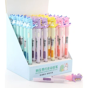 07 Uçlu Ledli Dinazor Tasarımlı Kalem