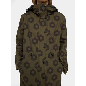 Çift Taraflı Kullanılabilen Kapüşonlu ve Baskılı Parka