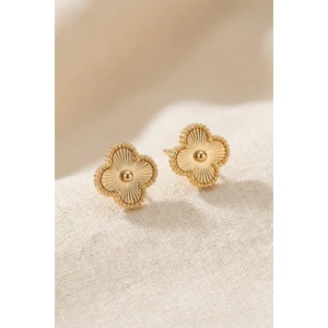 Altın Kaplama Çelik Cleef Küpe