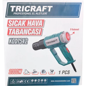 Trıcraft Sıcak Hava Tabancası 2000W