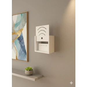 15X25X30 Modern Wi-Fi Modem Saklama Kutusu