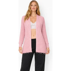 Püsküllü Kelebek Desen Hırka