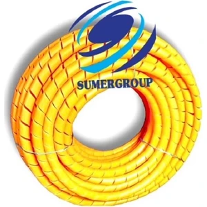 Kablo Toplama Spirali 8 mm Sarı 100 m