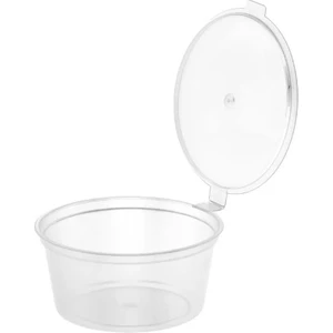 1 Oz Sos Kabı Kapaklı 25 Adet