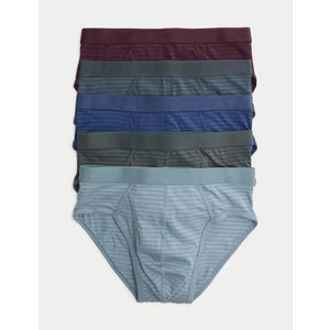 Marks & Spencer 5’li Pamuklu Çizgili Briefs