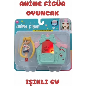Alpa Store Anime Figür Oyuncak Işıklı Ev