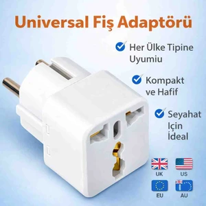 Universal Fiş Adaptörü 5 adet