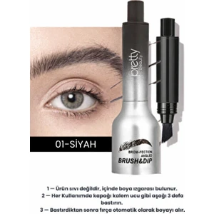 Microblading Etkili Fırçalı Kaş Boyası - 1,5 gr