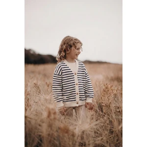 Çizgili Hırka 2-10 Yaş Lacivert