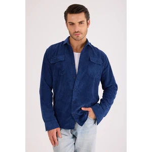 Erkek Regular Fit Fitilli Kalın Kadife Oduncu Gömlek