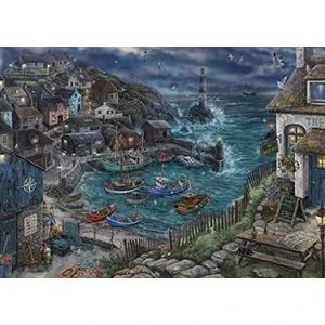 759 Parça Exıt Puzzle - Balıkçı Kasabası Bulmaca