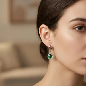 Kadın Damla Model Sallantılı Çelik Hürrem Küpe