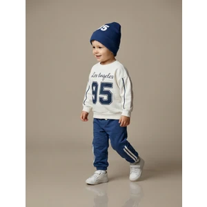 Erkek Bebek Baskılı Bereli Eşofman Takımı