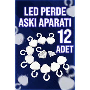 Kulvar AVM Perde LED Askı Aparatı Perde LED Asma Aparatı