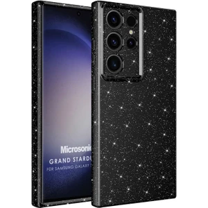 Samsung Galaxy S23 Ultra Kılıf Grand Stardust Siyah