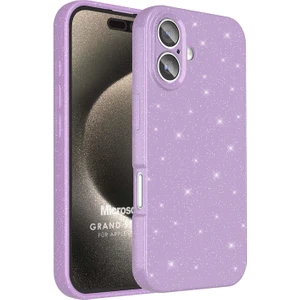 Apple iPhone 16 Kılıf Grand Stardust Lila