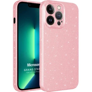 Apple iPhone 12 Pro Kılıf Grand Stardust Pembe