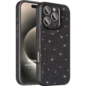 Apple iPhone 16 Pro Max Kılıf Grand Stardust Siyah