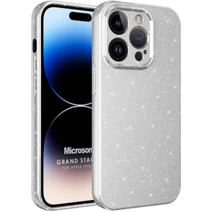 Apple iPhone 14 Pro Kılıf Grand Stardust Gümüş